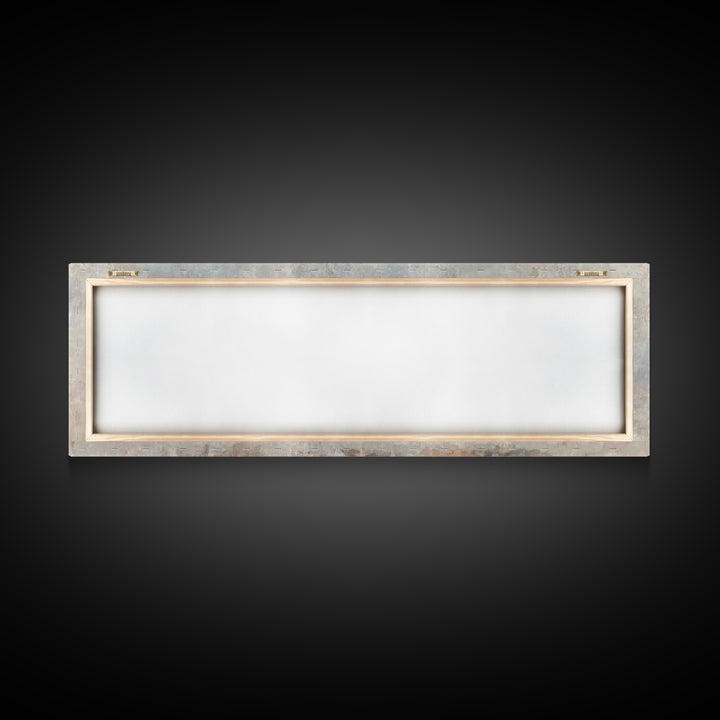 Upper Room Stillness – Framed Canvas Print – Christian Wall Art – Panoramic Wall Art – Jesus Painting – Christian Art Gift