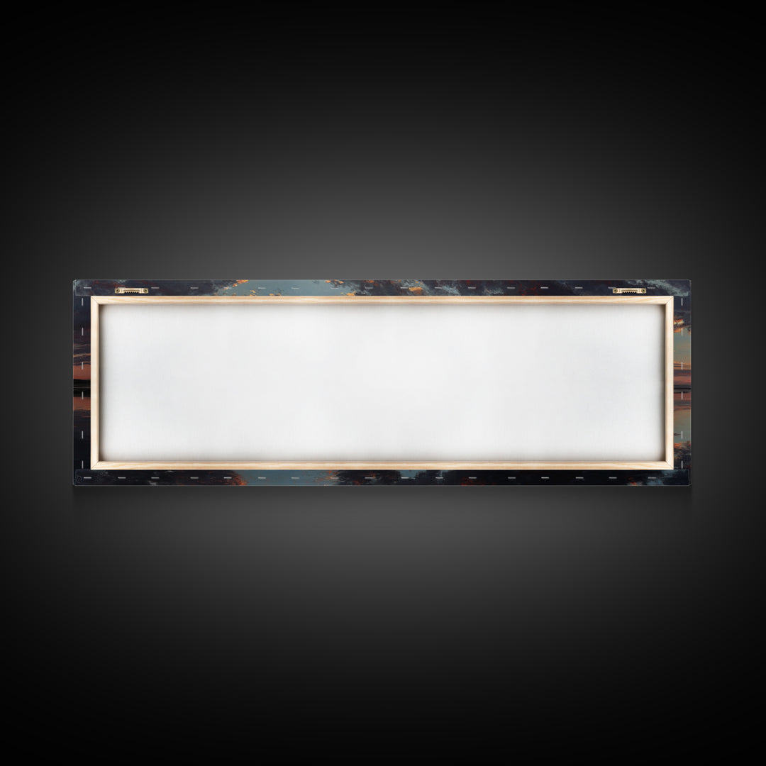 Silent Meadow Watch | Framed Canvas Print | Christian Wall Art | Panoramic Art | Christian Art Canvas | Christmas Art | Jesus Painting