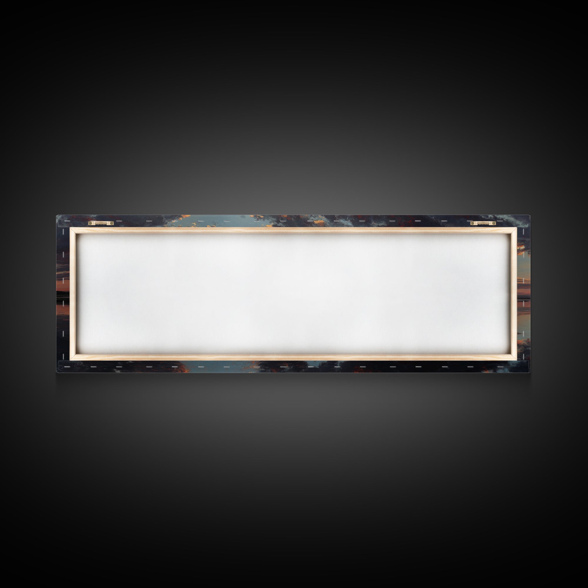 Silent Meadow Watch | Framed Canvas Print | Christian Wall Art | Panoramic Art | Christian Art Canvas | Christmas Art | Jesus Painting