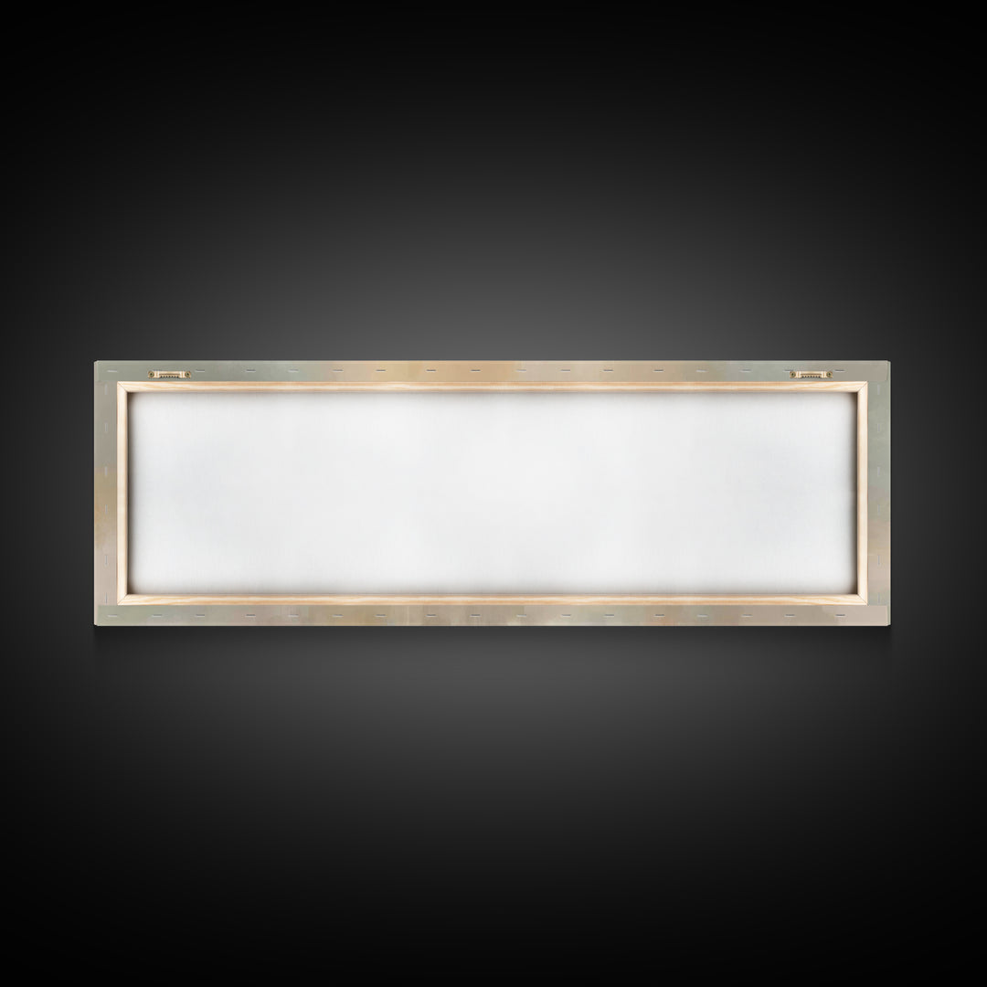 Holy Supper Stillness, Framed Canvas Print, Jesus Canvas Art, Panoramic Art, Christian Art Print, Modern Christian Art