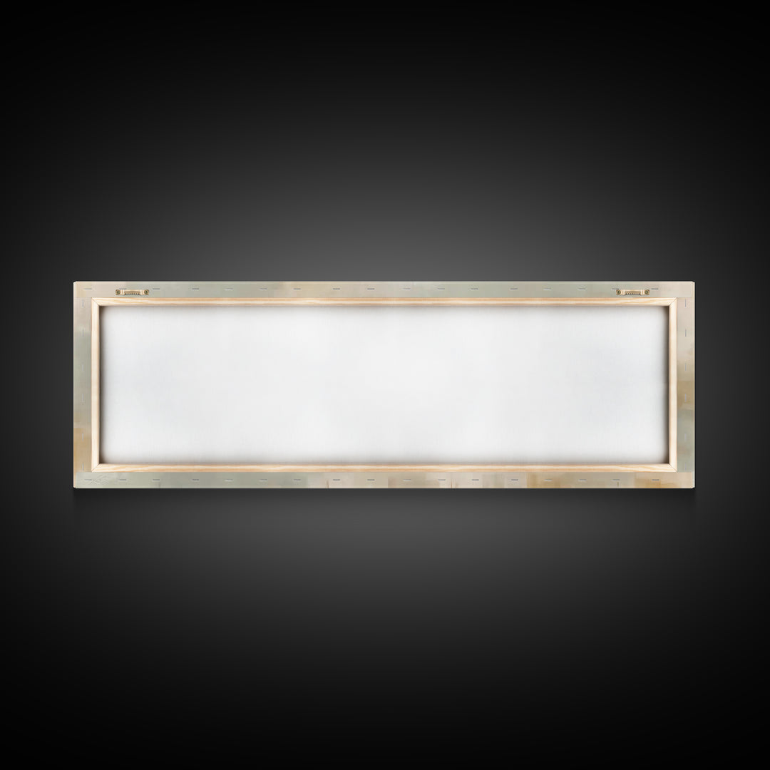 Upper Room Glow | Framed Canvas Print | Panoramic Art | Jesus Canvas Art | Christian Art Work | Large Christian Painting