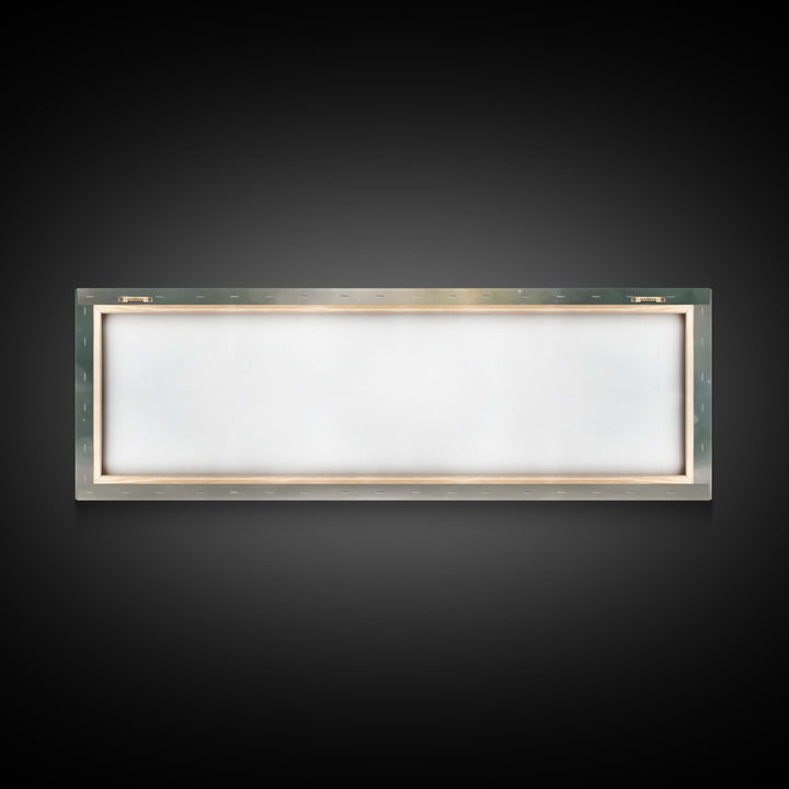 Heavenly Fellowship Light – Framed Canvas Print – Jesus Painting – Christian Art Canvas – Panoramic Art – Christian Wall Art
