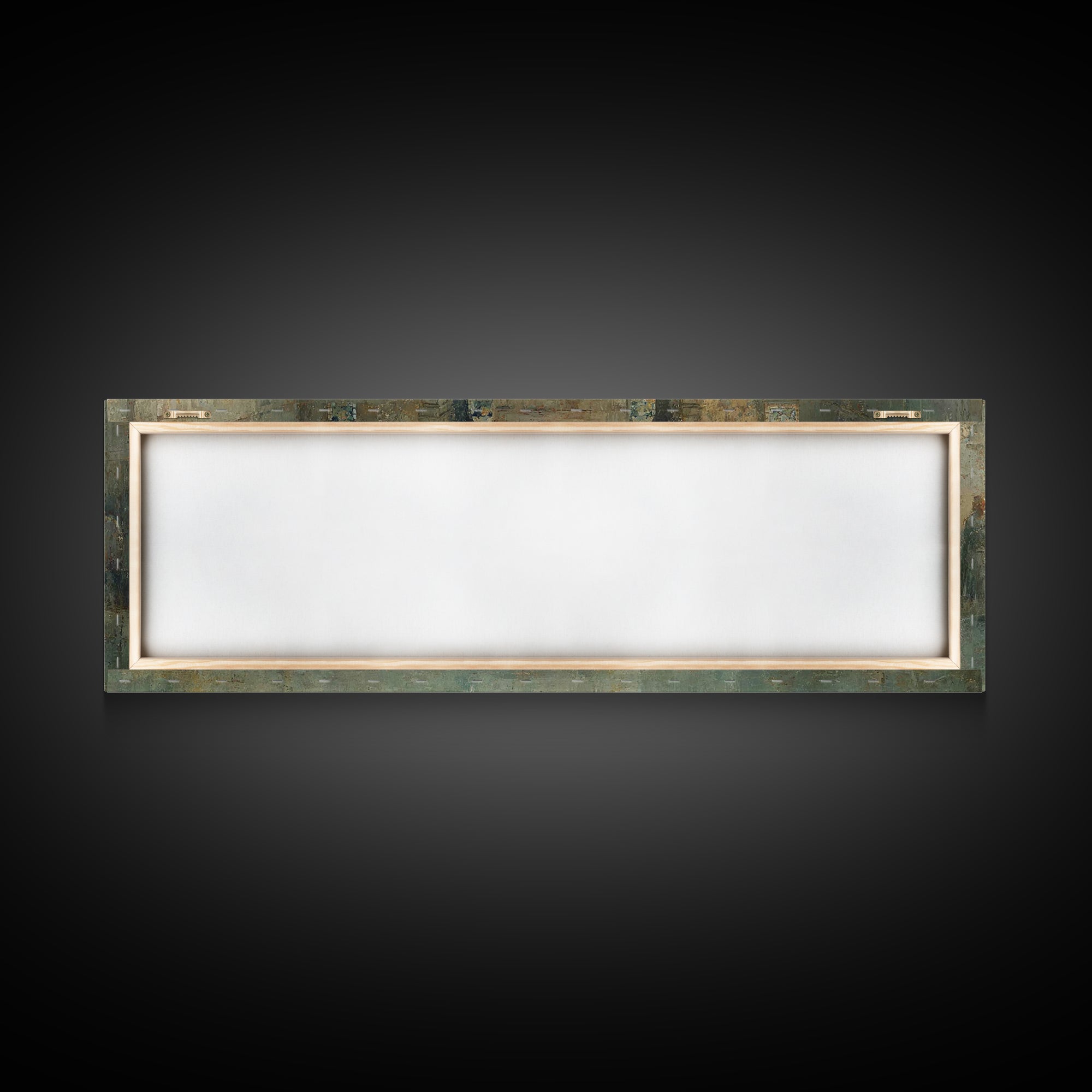 Divine Supper Glory – Framed Canvas Print – Panoramic Art – Christian Art Work – Jesus Painting – Modern Christian Art