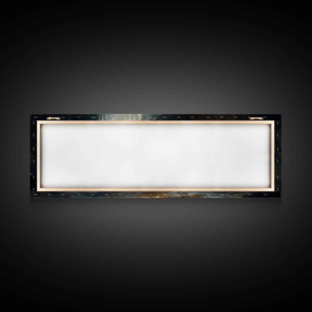 Holy Infant Light, Framed Canvas Print, Christian Wall Art, Jesus Christmas Art, Panoramic Art, Christian Art Canvas, Christmas Wall Art