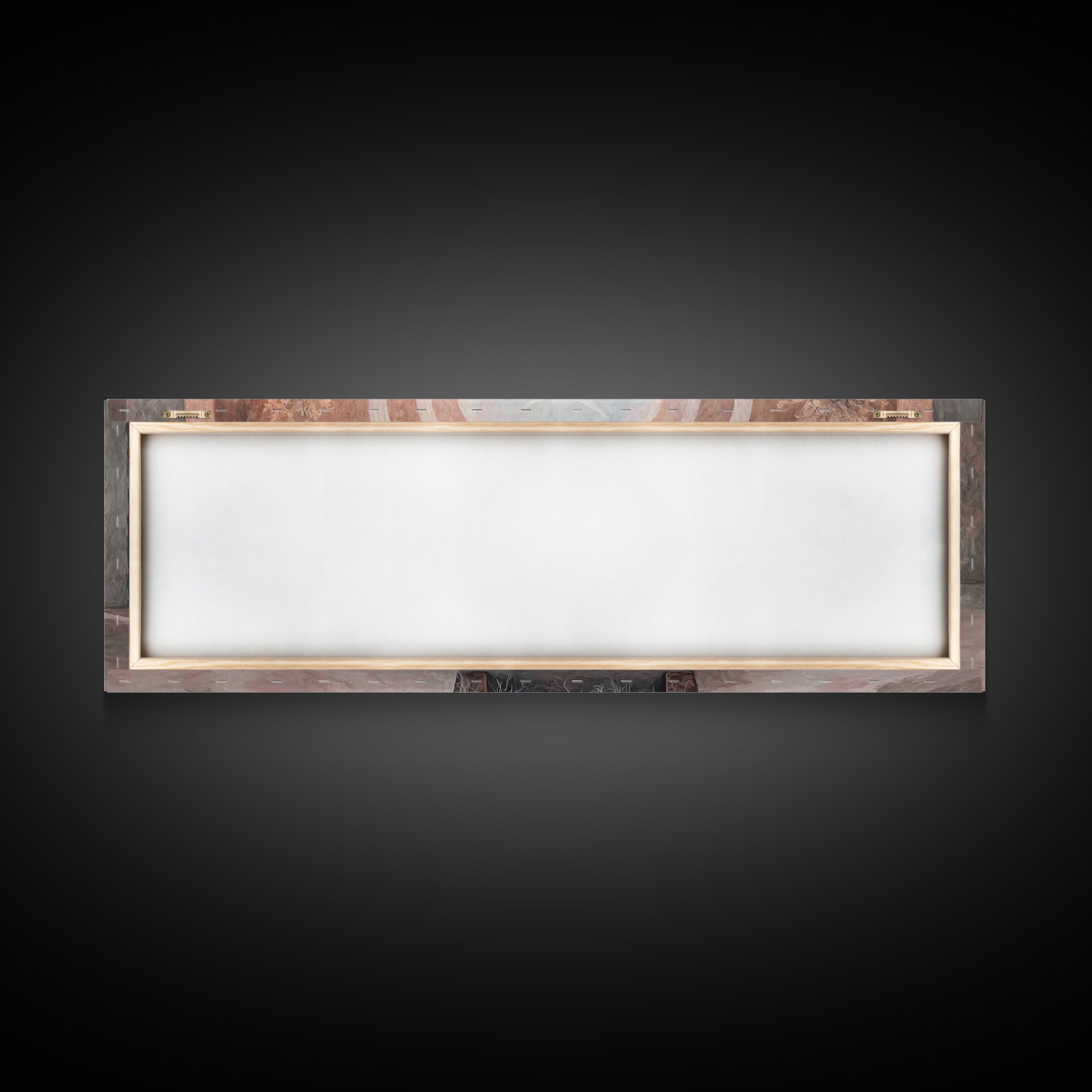 Manger Dawn Peace | Framed Canvas Print | Christian Art Canvas | Panoramic Art | Christian Christmas Art | Jesus Painting | Christian Decor