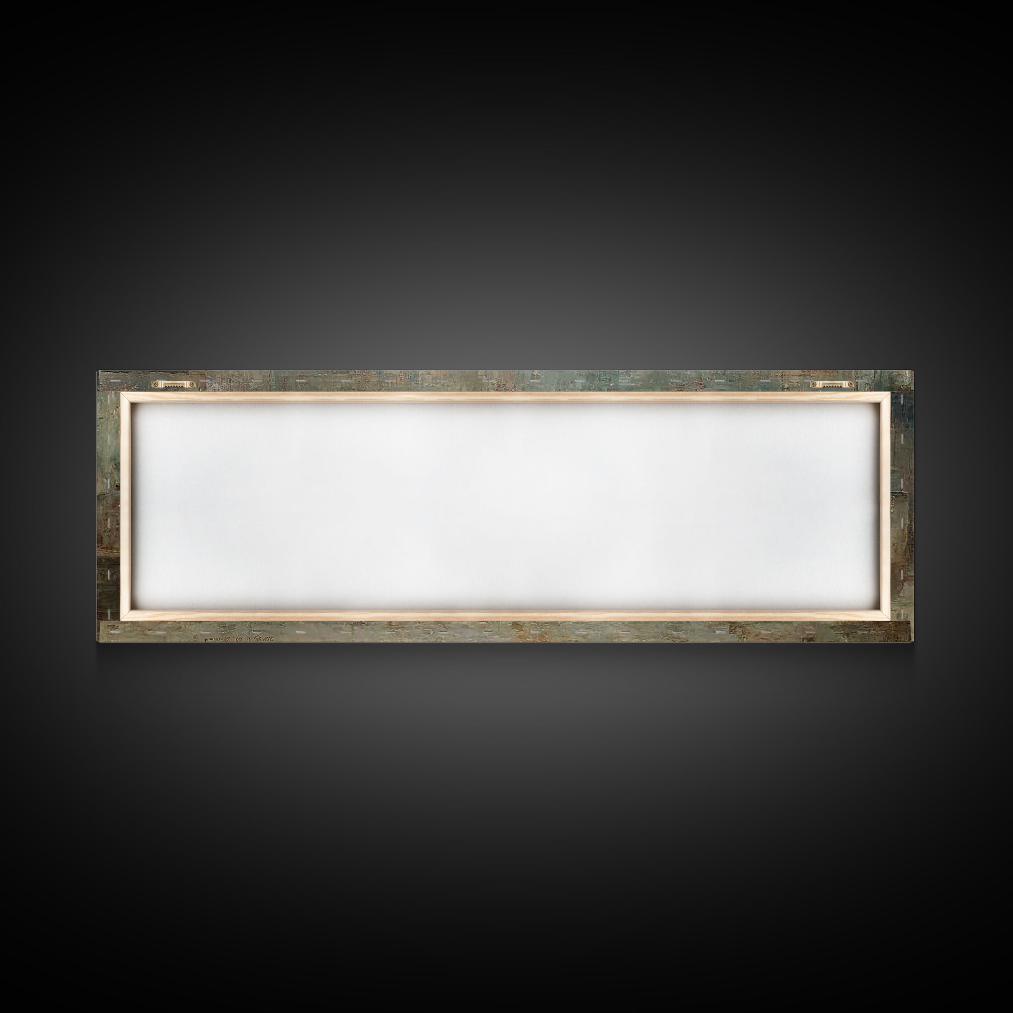 Silent Manger Star – Framed Canvas Print – Christian Wall Art – Panoramic Painting – Christian Art Canvas – Christmas Art – Jesus Painting