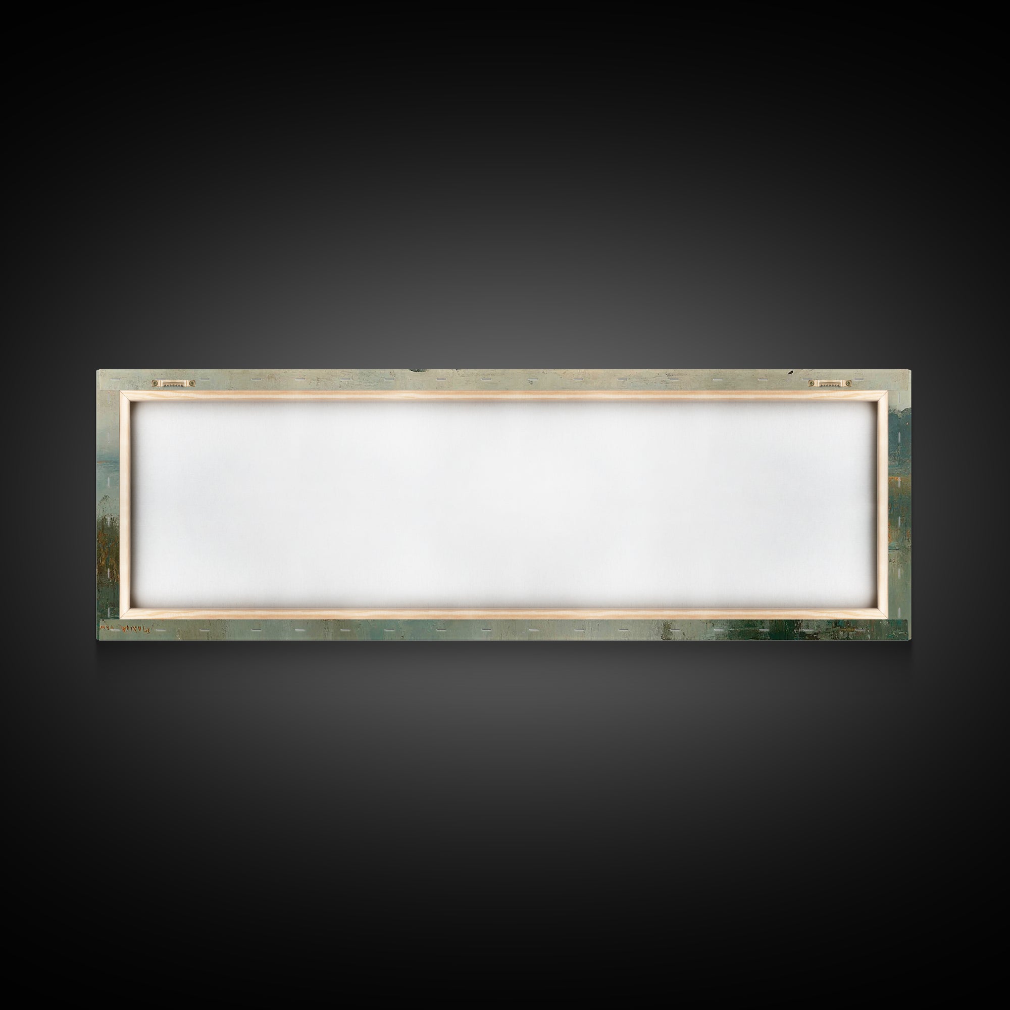Light Of His Peace, Framed Canvas Print, Panoramic Art, Christian Wall Art, Jesus Painting, Christian Art Canvas, Subtle Christian Art