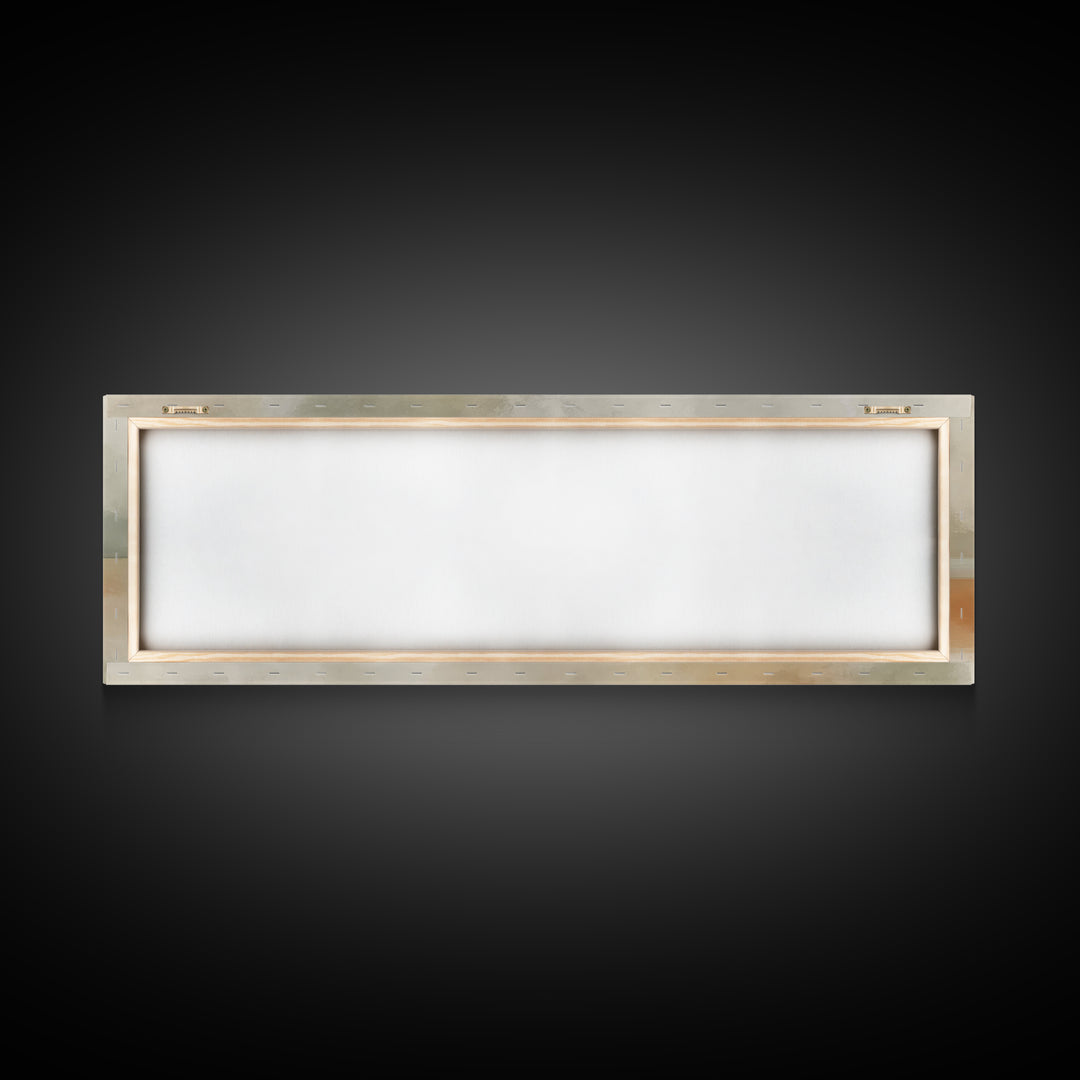 Wandering Kings Trail | Framed Canvas Print | Christian Art Canvas | Panoramic Art | Christian Wall Art | Christmas Art | Jesus Christmas A