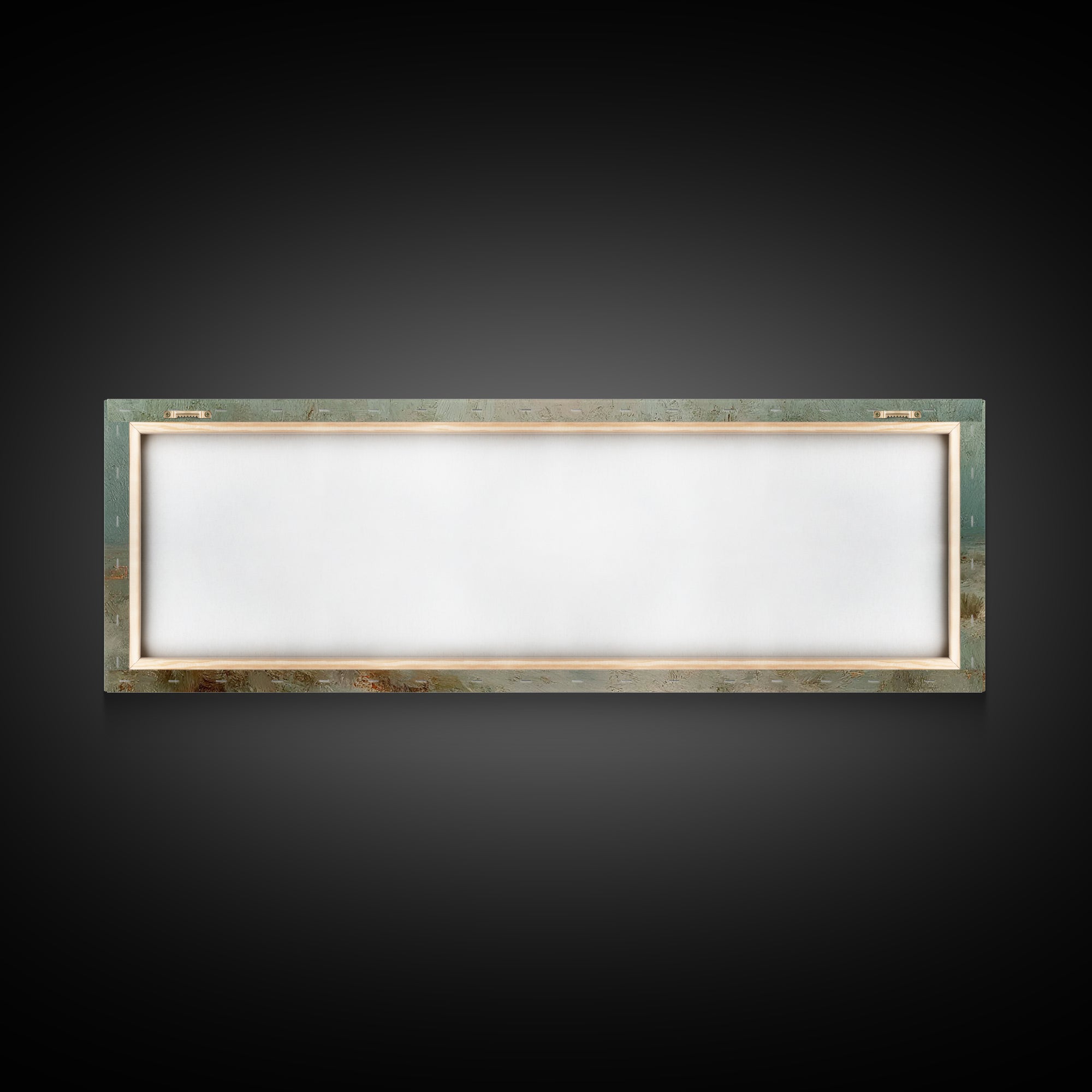 Desert Pilgrims – Framed Canvas Print – Christian Wall Art – Christmas Art – Panoramic Art – Christian Art Canvas – Christian Christmas Art