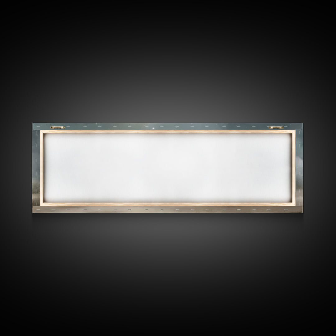 Journey of Light – Framed Canvas Print – Christian Art Canvas – Panoramic Painting – Christmas Wall Art – Christian Christmas Decor – Moder
