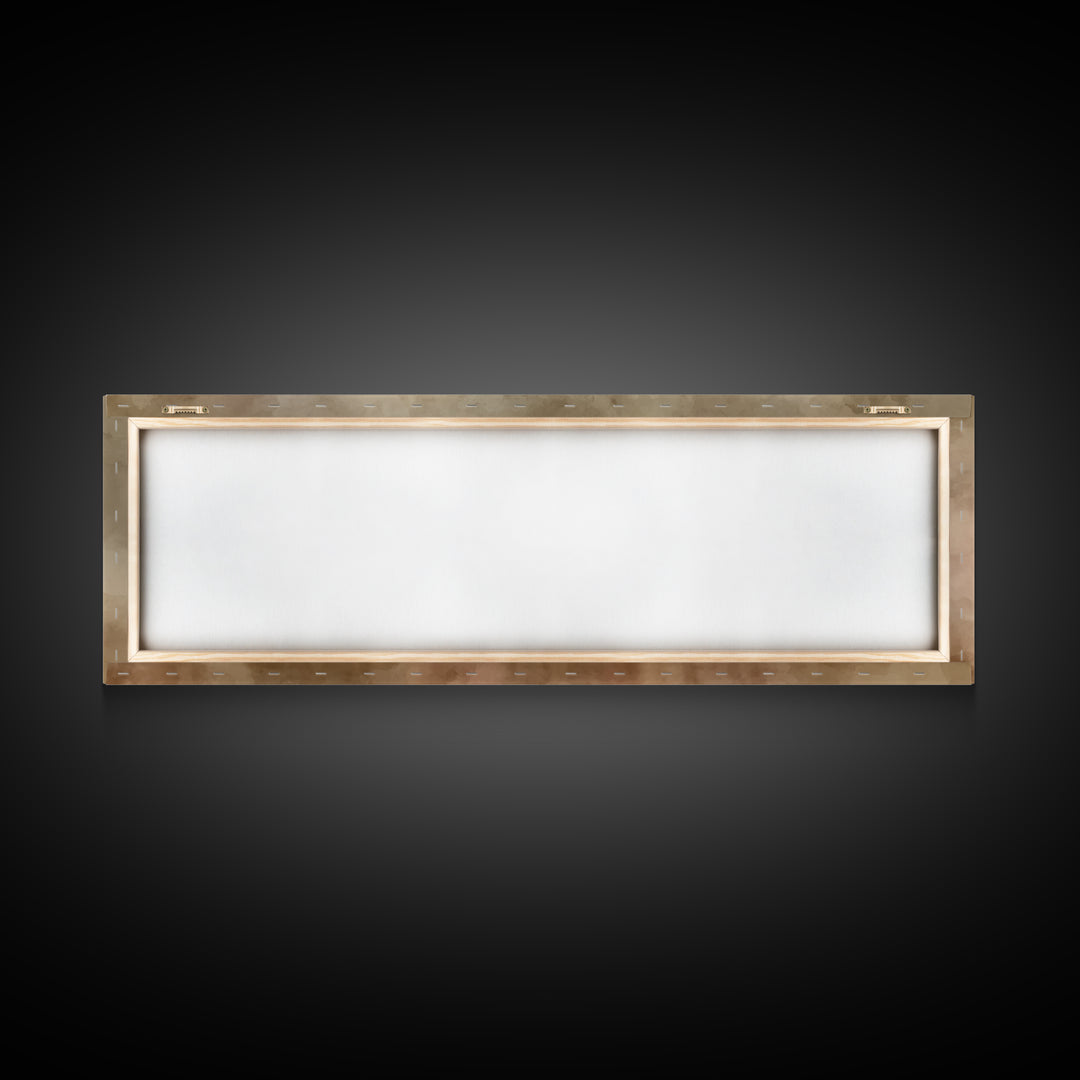 Sacred Path | Framed Canvas Print | Christian Christmas Art | Panoramic Art | Christian Art Canvas | Christmas Wall Art | Modern Christian