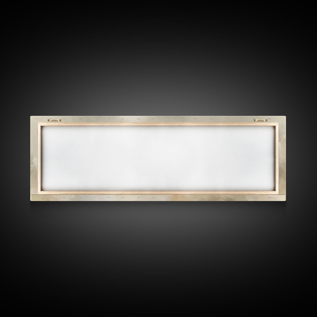 Heaven’s Embrace – Framed Canvas Print – Christian Wall Art – Panoramic Art – Christian Art Canvas – Jesus Painting – Christian Christmas A