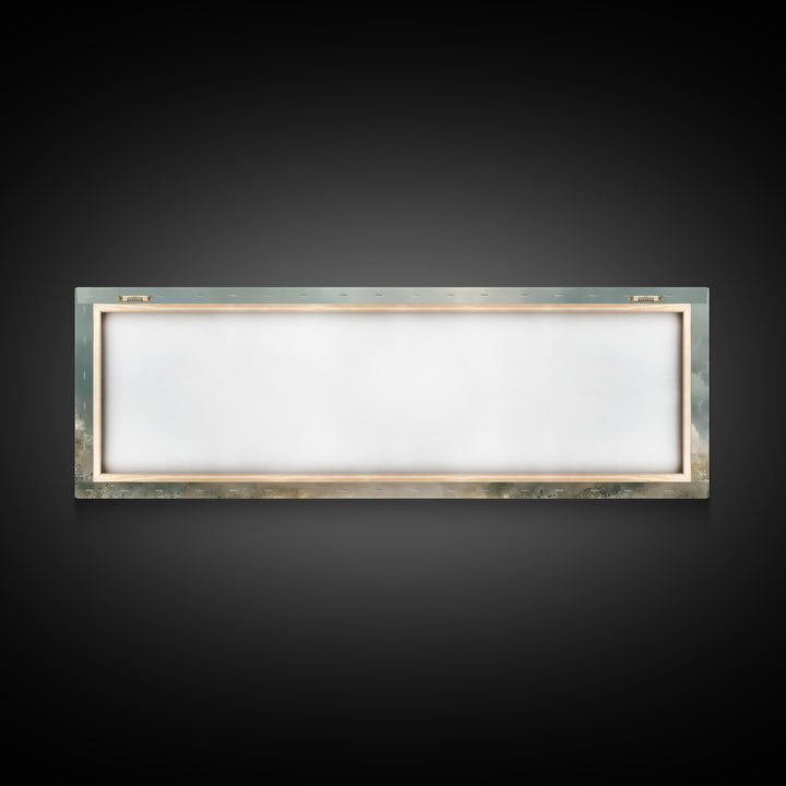 Heavenly Gathering | Framed Canvas Print | Christian Art Canvas | Panoramic Art | Christian Wall Art | Jesus Painting | Christian Art Print