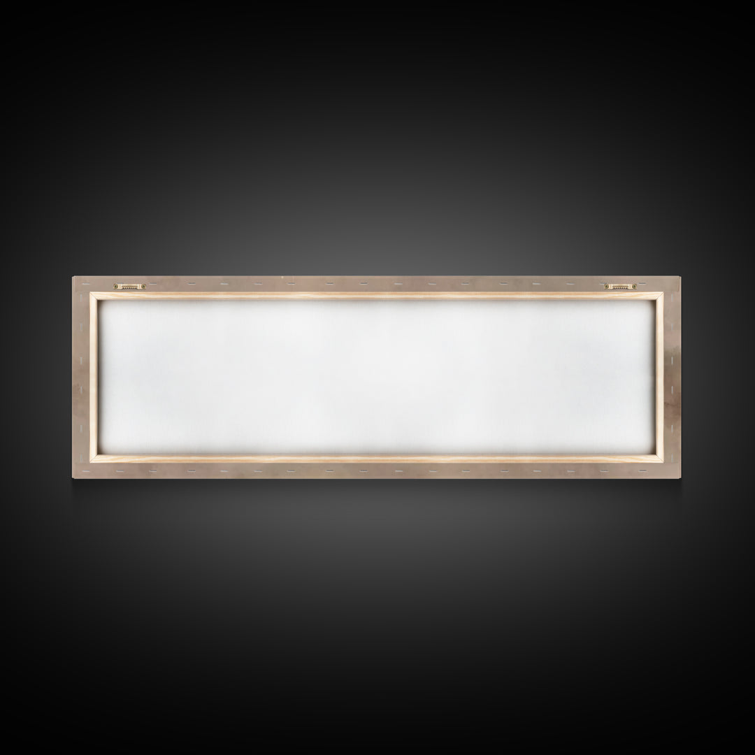 Night Of Glory | Framed Canvas Print | Christian Art Canvas | Panoramic Wall Art | Christmas Art Prints | Christian Christmas Art | Christi