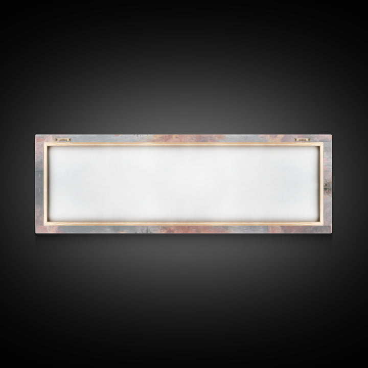 Heaven’s Quiet Path, Framed Canvas Print, Panoramic Wall Art, Christian Art Canvas, Jesus Painting, Unique Christian Art, Christian Wall Ar