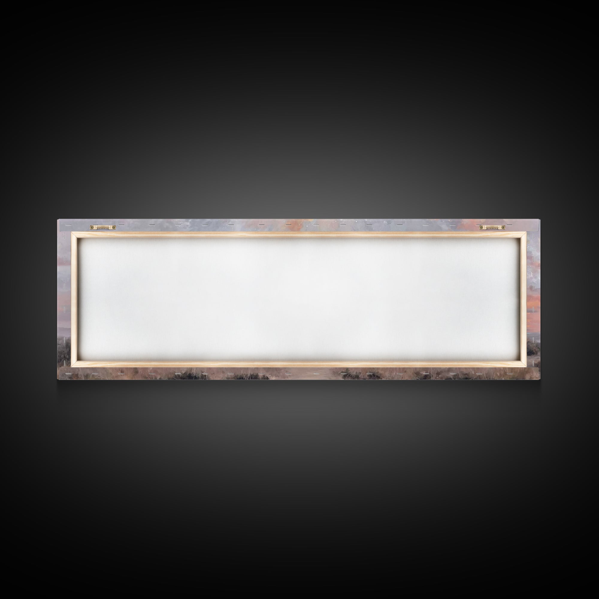 Radiant Bethlehem Sky | Framed Canvas Print | Christian Wall Art | Christian Art Canvas | Panoramic Painting | Christmas Art | Christian Gi