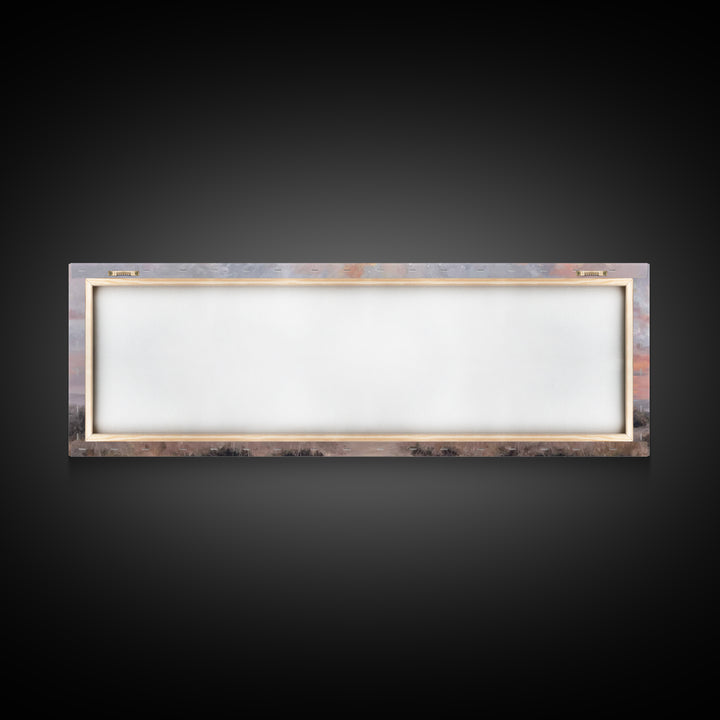 Radiant Bethlehem Sky | Framed Canvas Print | Christian Wall Art | Christian Art Canvas | Panoramic Painting | Christmas Art | Christian Gi