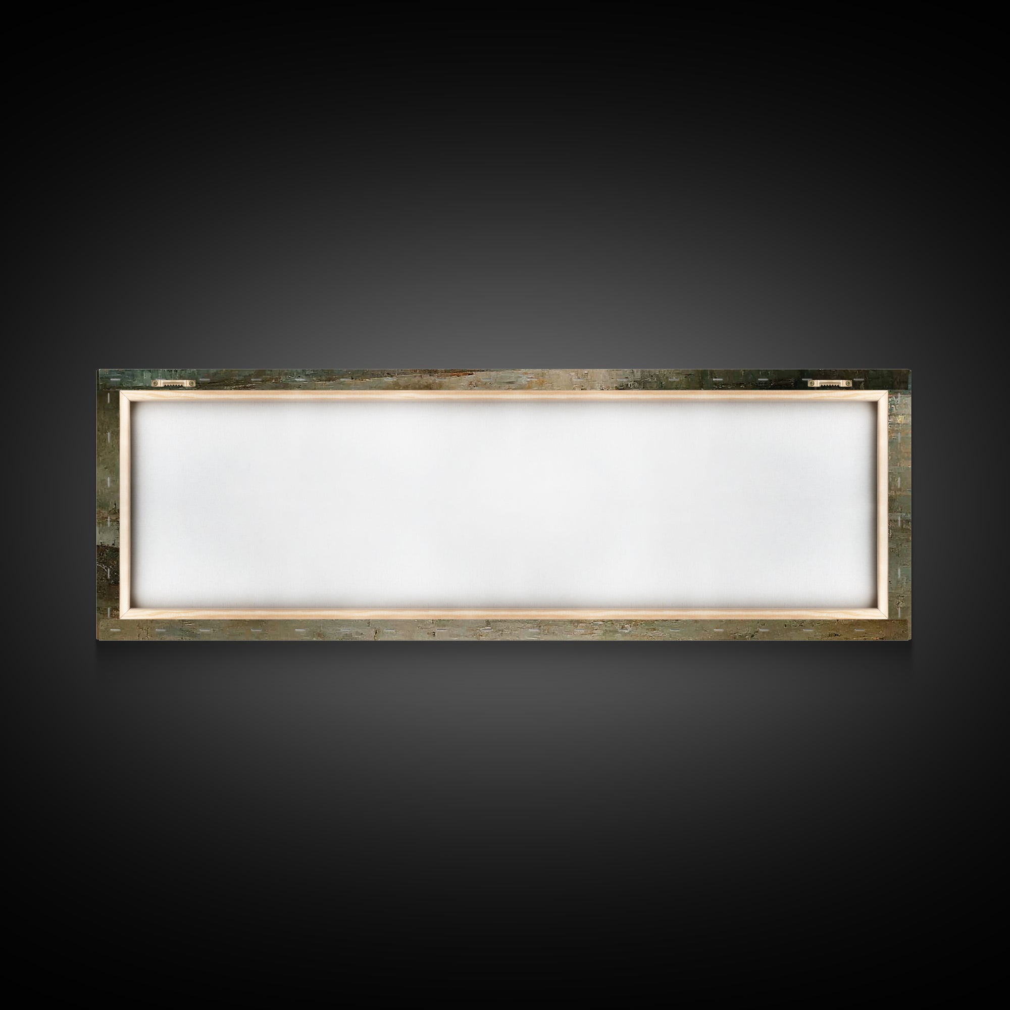 Holy Manger Light – Framed Canvas Print – Christian Wall Art – Christian Art Canvas – Panoramic Wall Art – Christmas Art – Christian Decor