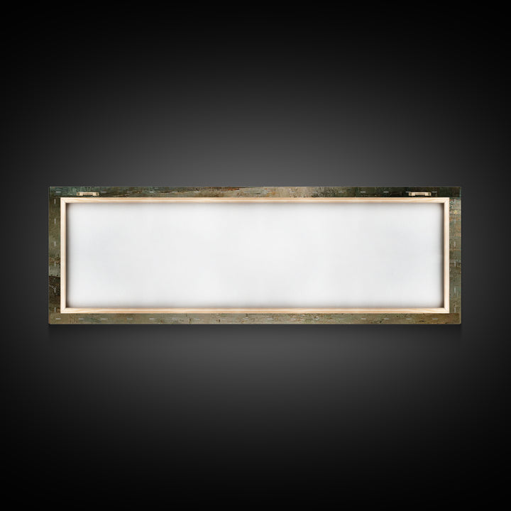 Holy Manger Light – Framed Canvas Print – Christian Wall Art – Christian Art Canvas – Panoramic Wall Art – Christmas Art – Christian Decor