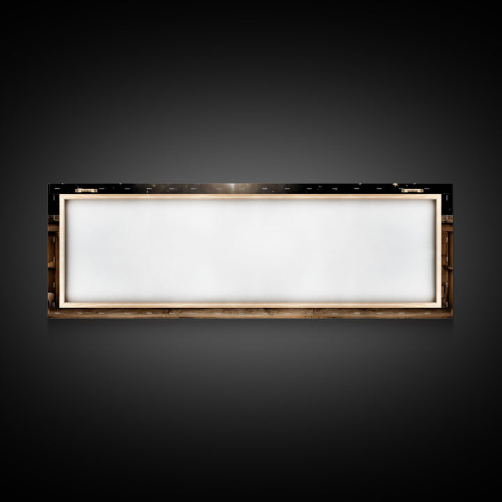 Nativity Serenity – Framed Canvas Print – Christian Wall Art – Christian Art Canvas – Panoramic Frame – Christmas Art – Christian Christmas