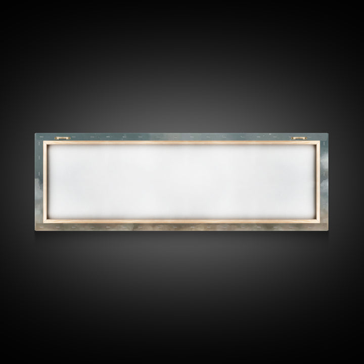 Star Of Winter Grace – Framed Canvas Print – Panoramic Art – Christian Wall Art – Christian Art Canvas – Christmas Art – Jesus Painting – C