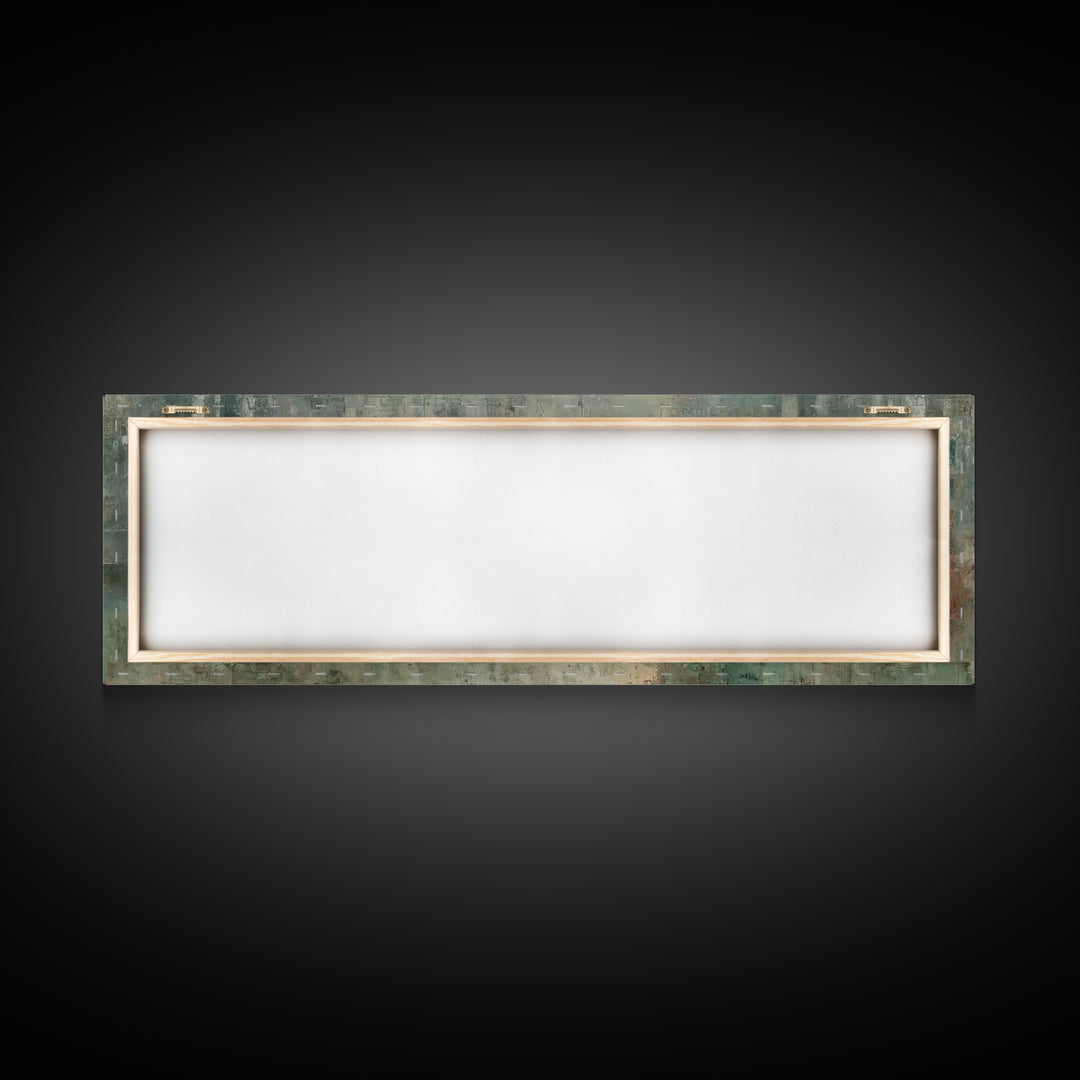 Gathered In Holiness | Framed Canvas Print | Panoramic Painting | Christian Wall Art | Christian Art Canvas | Christmas Art | Jesus Christm