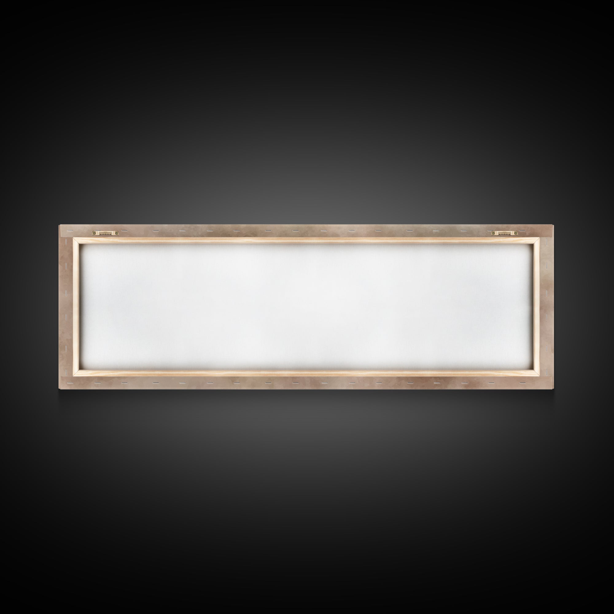 Manger In The Mist, Framed Canvas Print, Panoramic Art, Christian Wall Art, Christian Art Canvas, Christmas Art, Christian Decor, Jesus Pai