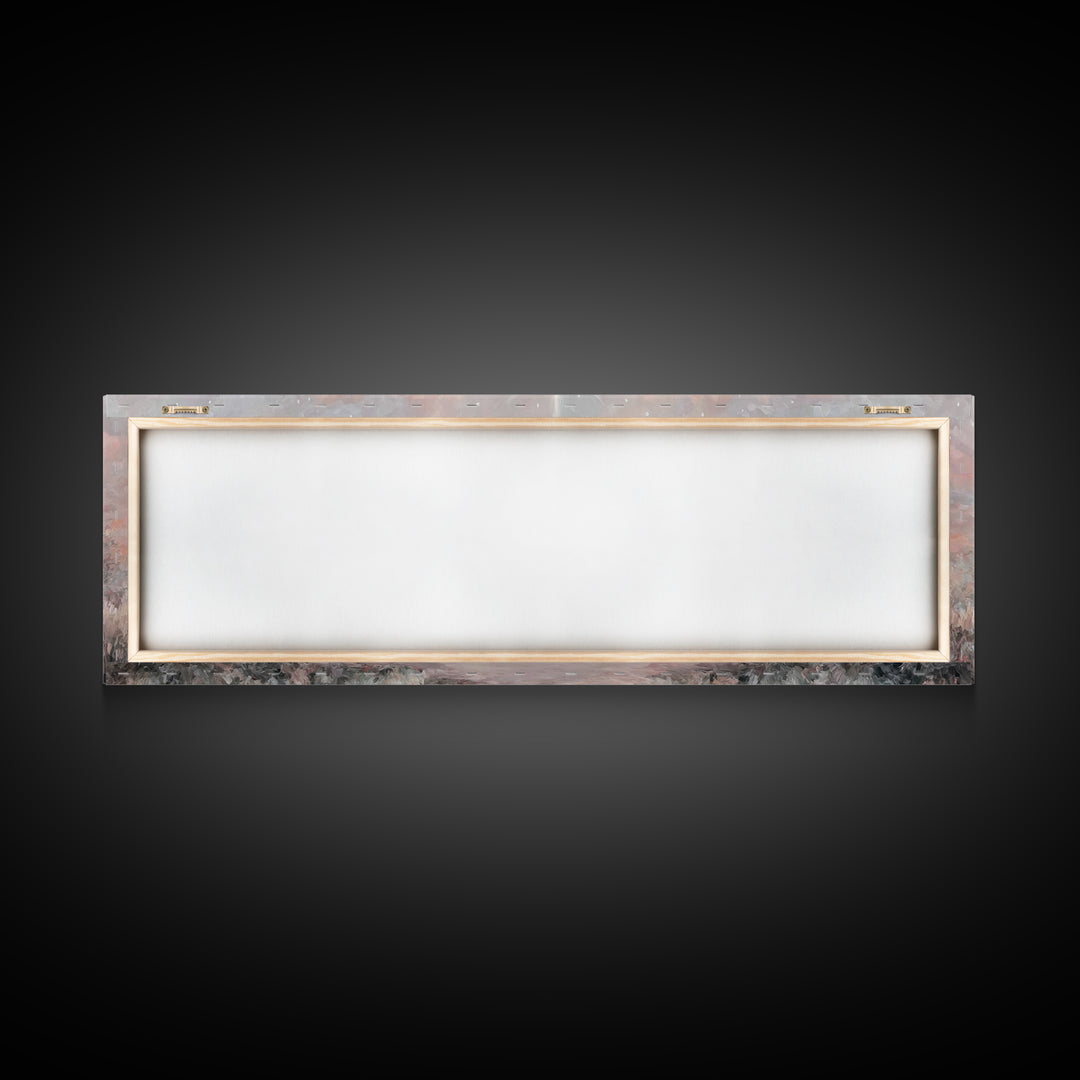 The Guiding Star – Framed Canvas Print – Christian Wall Art – Christian Christmas Art – Panoramic Art – Jesus Painting – Christian Decor