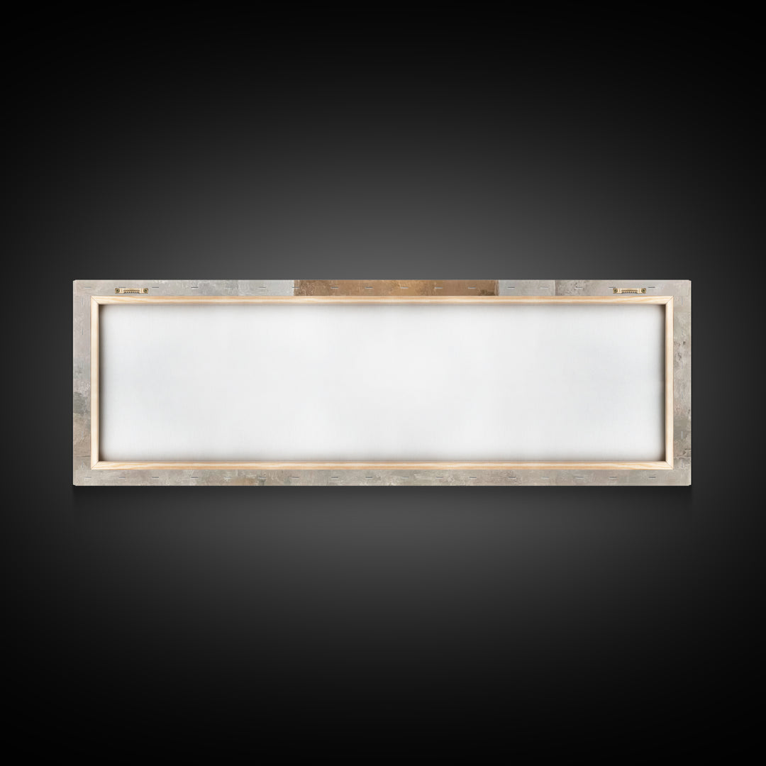 Humble Manger Peace – Framed Canvas Print – Christian Wall Art – Christmas Art – Panoramic Print – Christian Art Canvas – Christian Decor