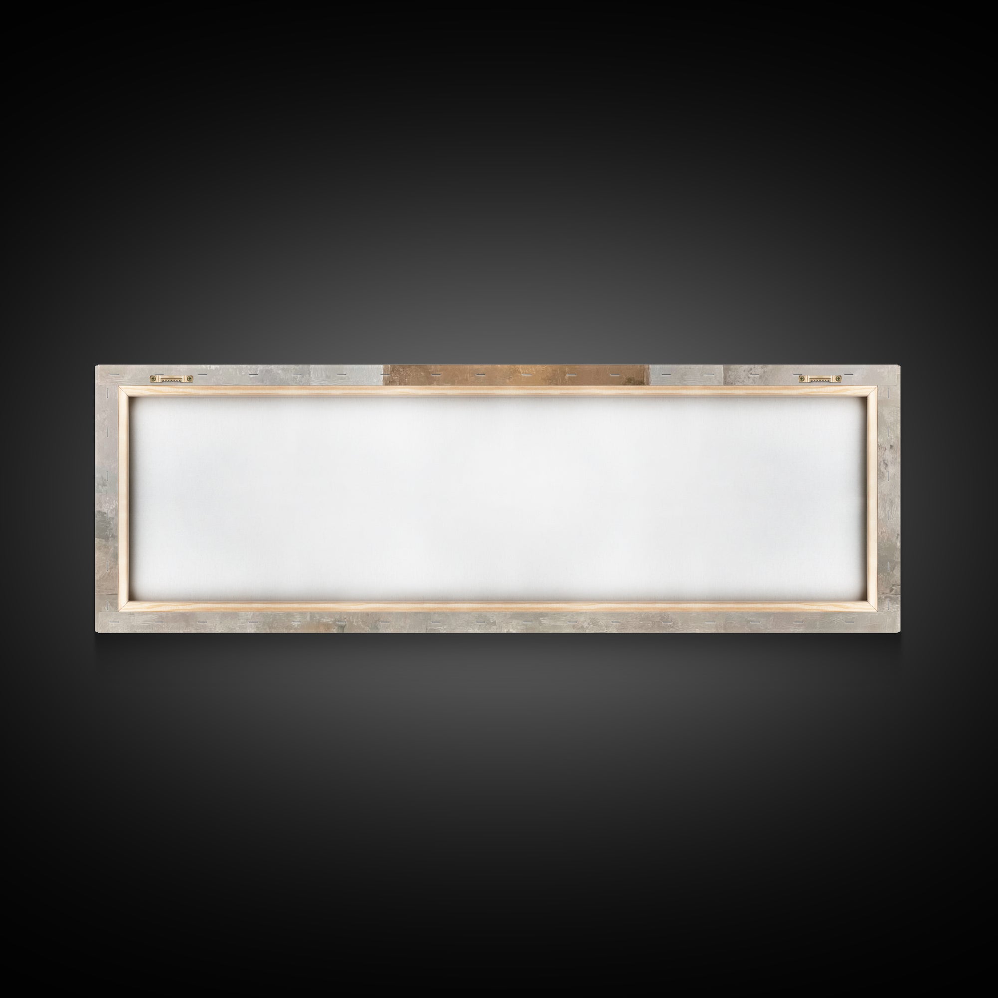 Humble Manger Peace – Framed Canvas Print – Christian Wall Art – Christmas Art – Panoramic Print – Christian Art Canvas – Christian Decor