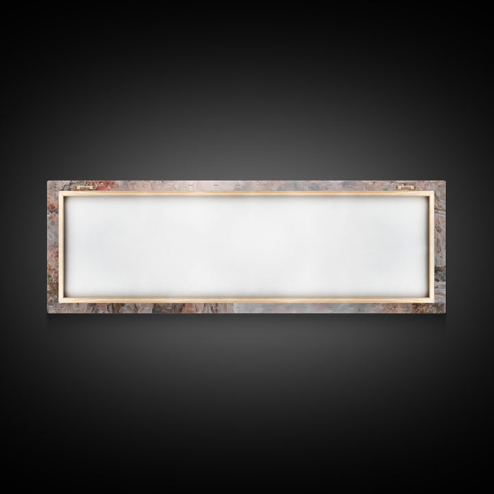 Silent Birth Grace | Framed Canvas Print | Christian Christmas Art | Christian Wall Art | Panoramic Art | Christian Art Canvas | Jesus Pain
