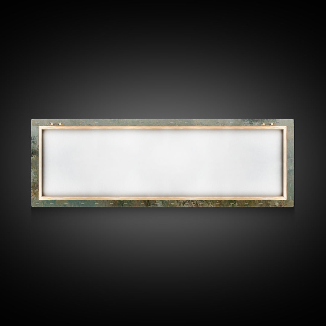 Lamb Of Mercy, Framed Canvas Print, Christian Art Canvas, Christian Wall Art, Panoramic Art, Christian Painting, Christian Decor
