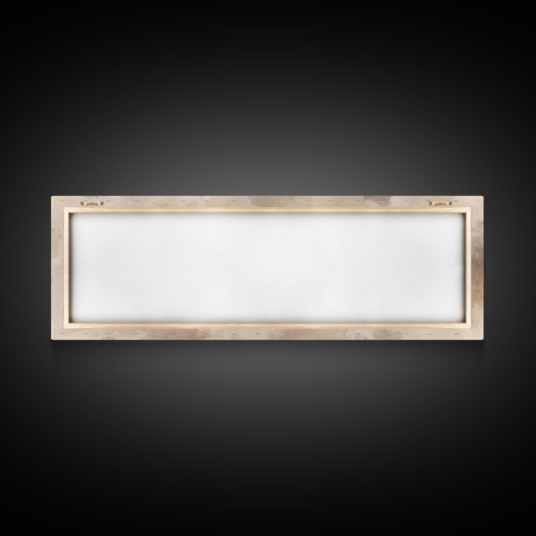 The Lost Lamb – Framed Canvas Print – Christian Wall Art – Jesus Painting – Panoramic Art – Christian Art Canvas – Christian Decor