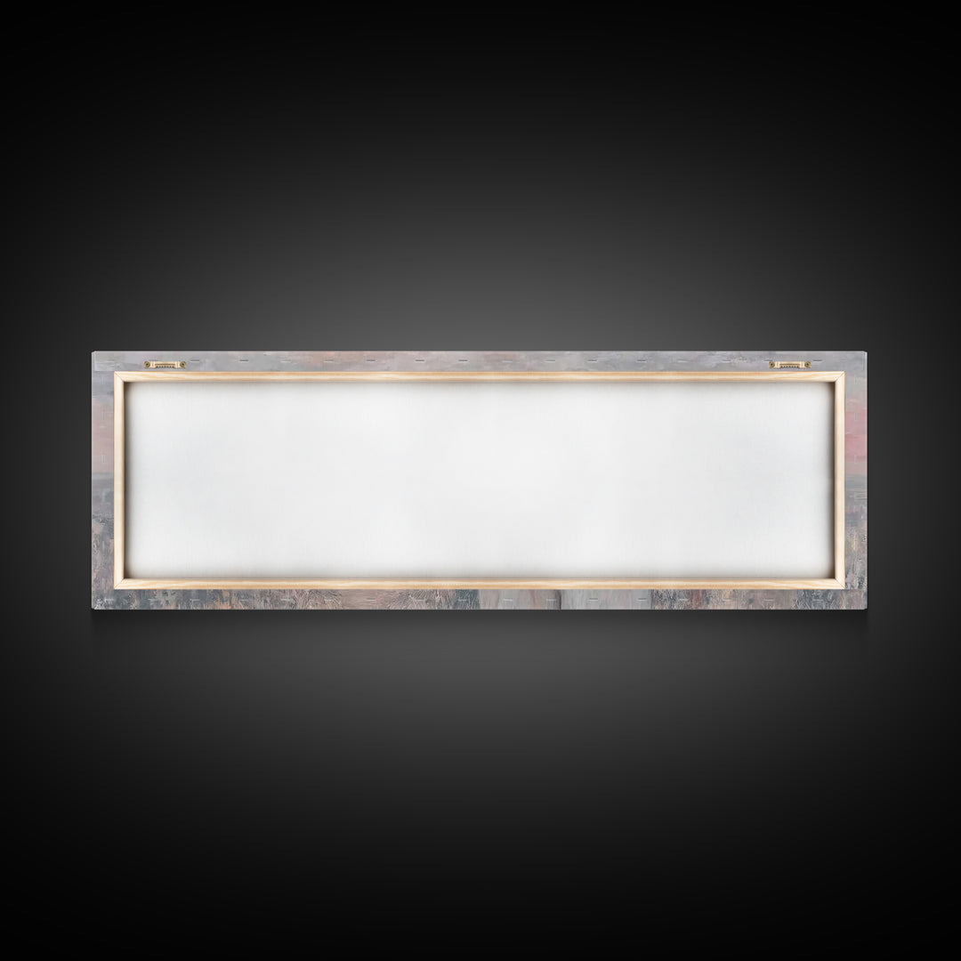 Eternal Hope, Framed Canvas Print, Christian Wall Art, Jesus Painting, Panoramic Art, Christian Art Canvas, Christian Christmas Art