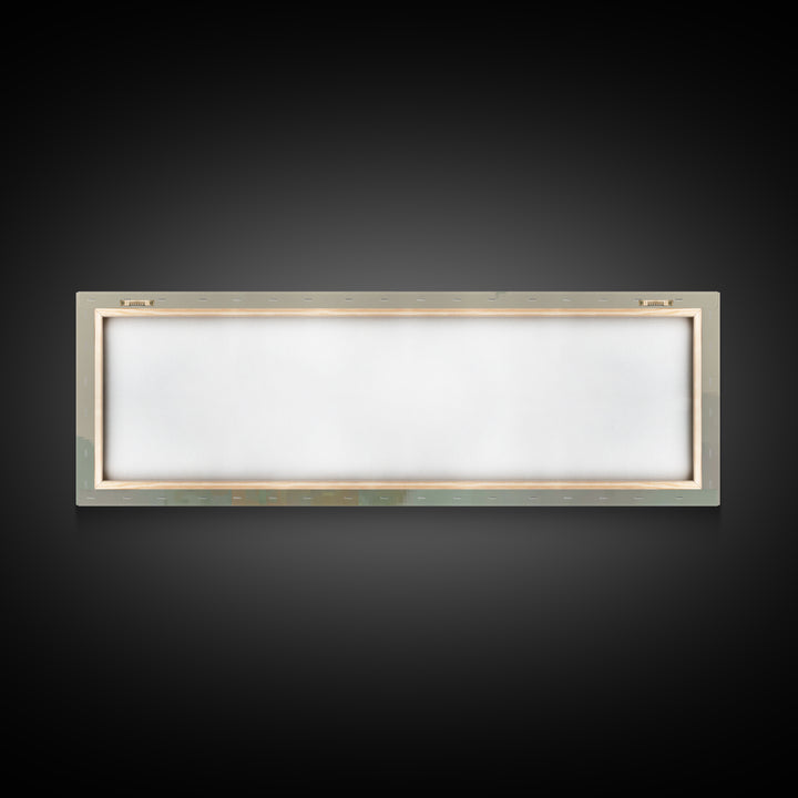 Solitude In Faith - Framed Canvas Print - Panoramic Art - Christian Art Canvas - Jesus Painting - Christian Wall Art - Modern Christian Pai