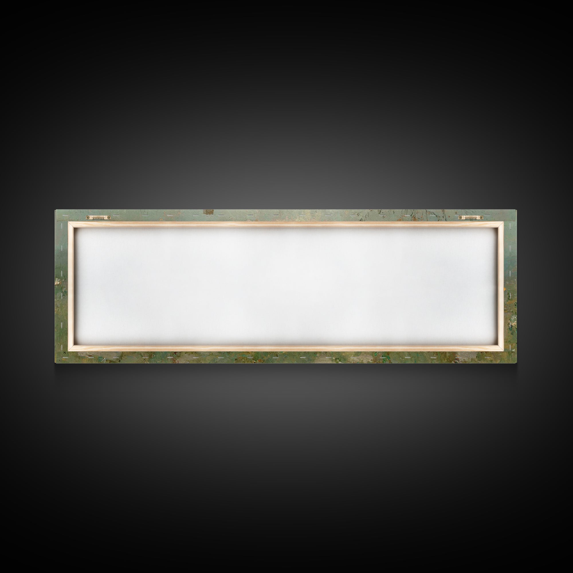 Garden Of Promise, Framed Canvas Print, Christian Wall Art, Christian Art Canvas, Panoramic Painting, Christian Art, Christian Gift