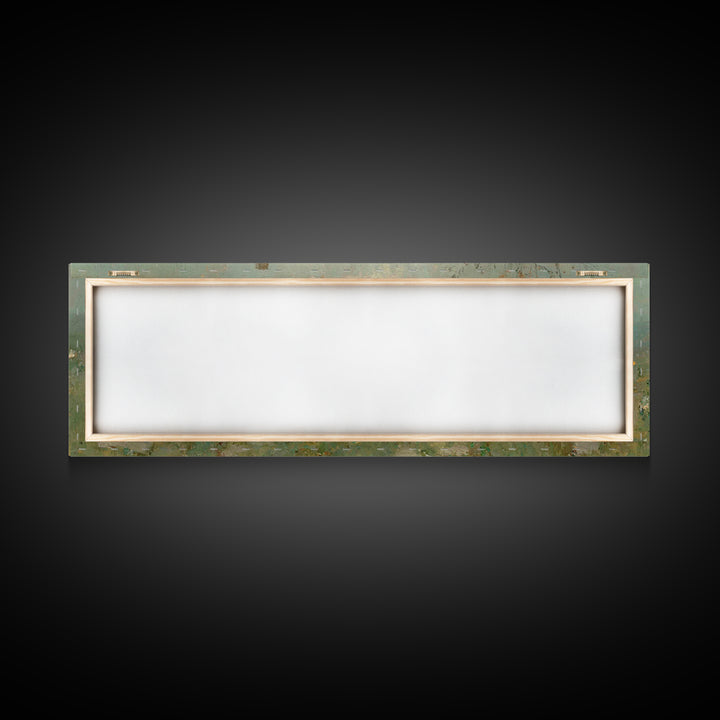 Garden Of Promise, Framed Canvas Print, Christian Wall Art, Christian Art Canvas, Panoramic Painting, Christian Art, Christian Gift