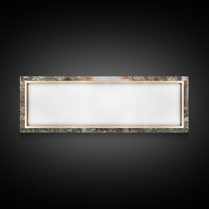 Morning Of Grace – Framed Canvas Print – Christian Wall Art – Christian Art Canvas – Panoramic Art – Christian Painting – Christian Gift