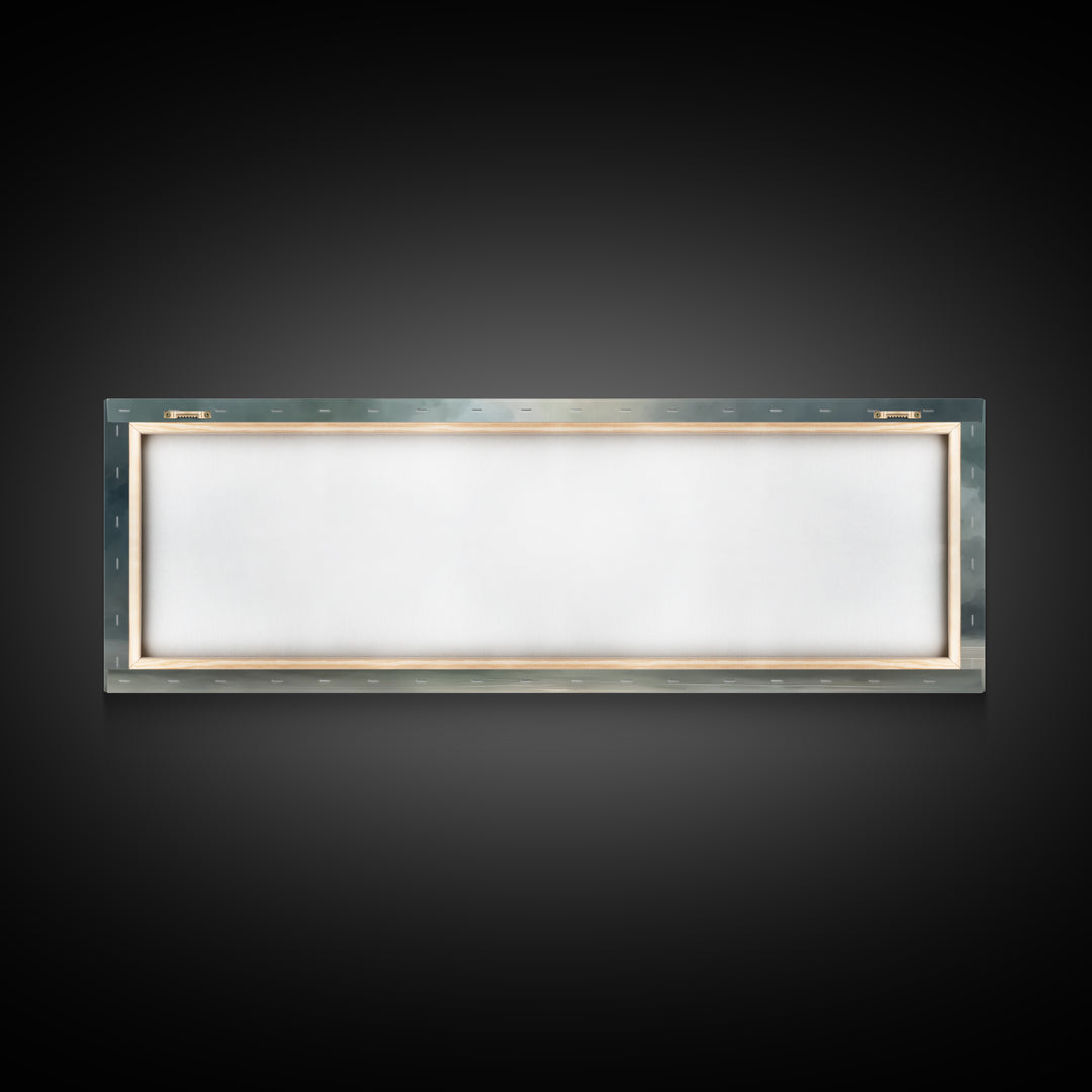 Heavenly Tomb Glow | Framed Canvas Print | Christian Wall Art | Christian Art Canvas | Christian Painting | Panoramic Wall Art | Christmas