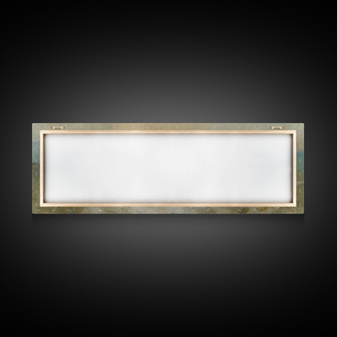 Sunset Journey Grace | Framed Canvas Print | Christian Wall Art | Christian Art Canvas | Extra Wide Art | Christian Painting | Christmas Ar