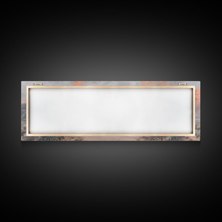 The Guiding Star – Framed Canvas Print – Panoramic Art – Christian Wall Art – Christian Art Canvas – Christmas Art – Jesus Painting