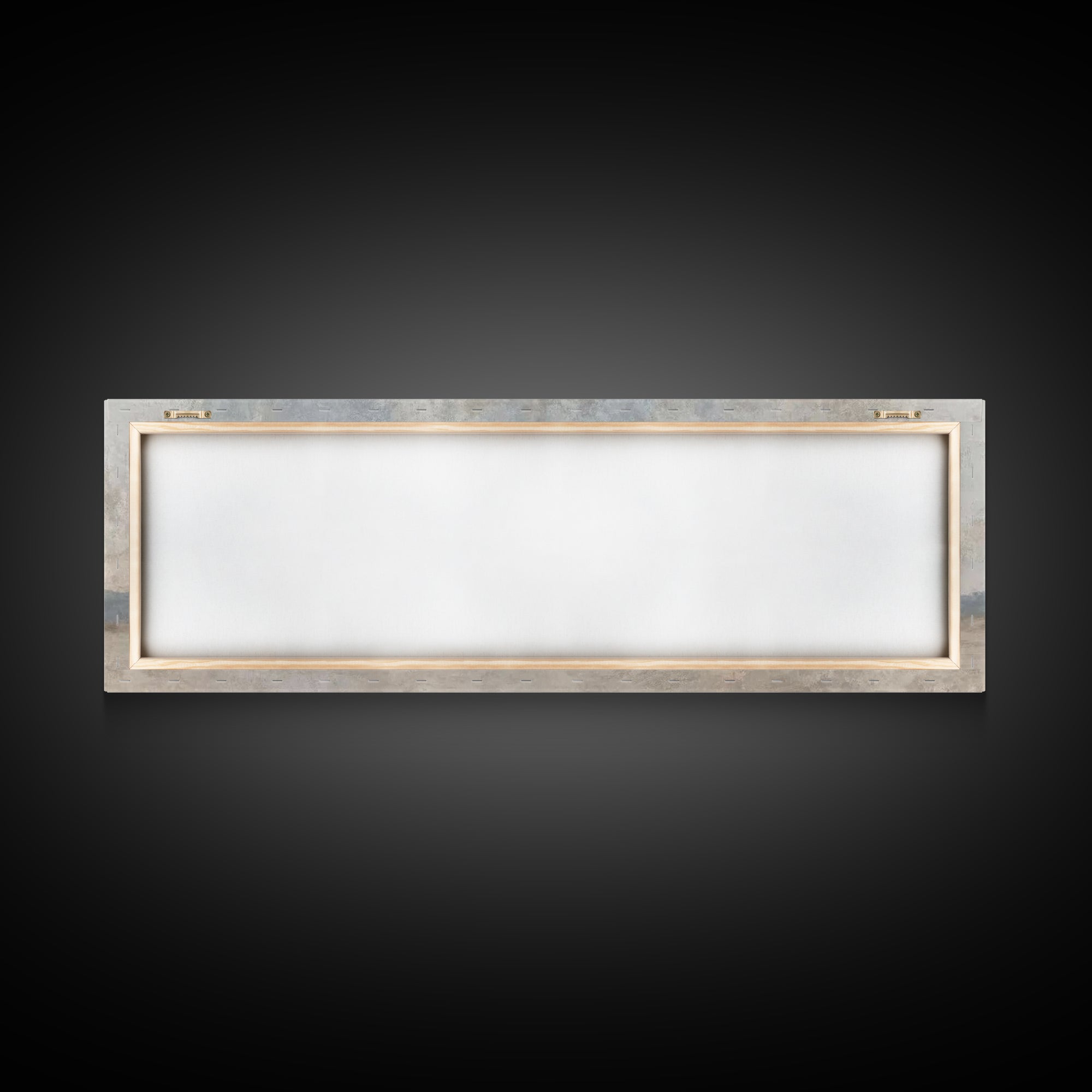 Morning Star Pilgrims – Framed Canvas Print – Panoramic Frame – Christian Wall Art – Christian Art Canvas – Christmas Art – Christian Paint
