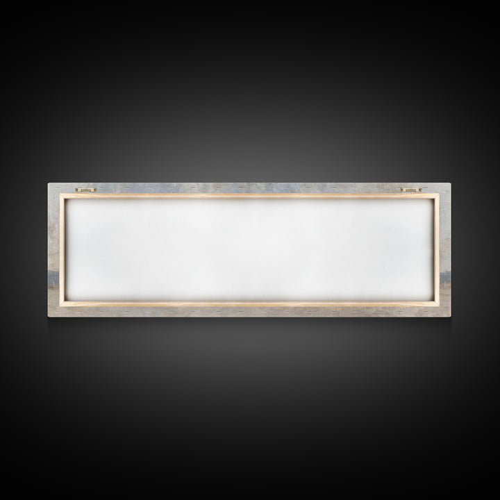 Morning Star Pilgrims – Framed Canvas Print – Panoramic Frame – Christian Wall Art – Christian Art Canvas – Christmas Art – Christian Paint