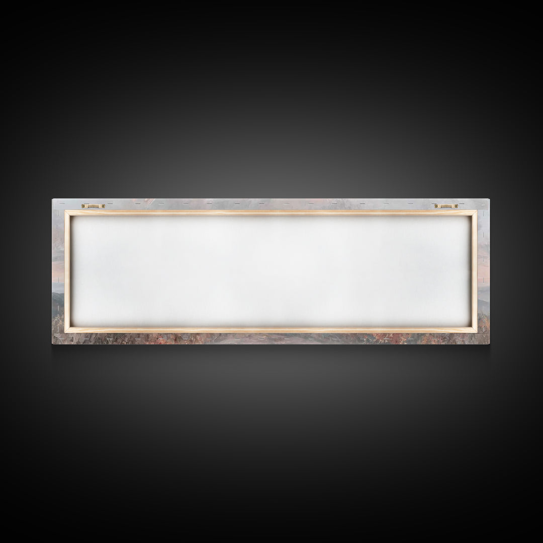 Morning Dove Light | Framed Canvas Print | Christian Wall Art | Christian Art Canvas | Panoramic Print | Christian Decor