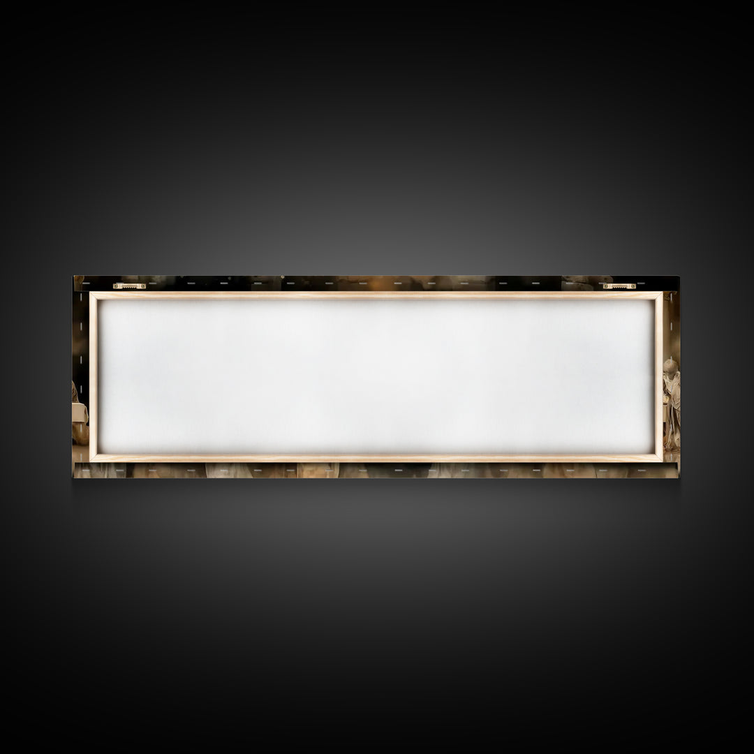 Heavenly Arrival – Framed Canvas Print – Christian Wall Art – Christian Art Canvas – Extra Wide Art – Christian Painting