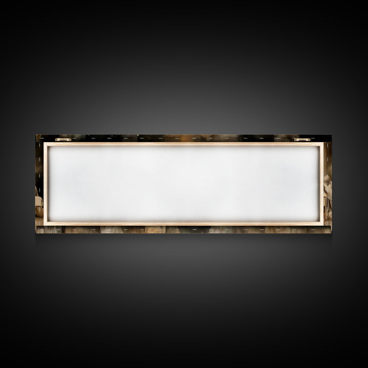 Heavenly Arrival – Framed Canvas Print – Christian Wall Art – Christian Art Canvas – Extra Wide Art – Christian Painting