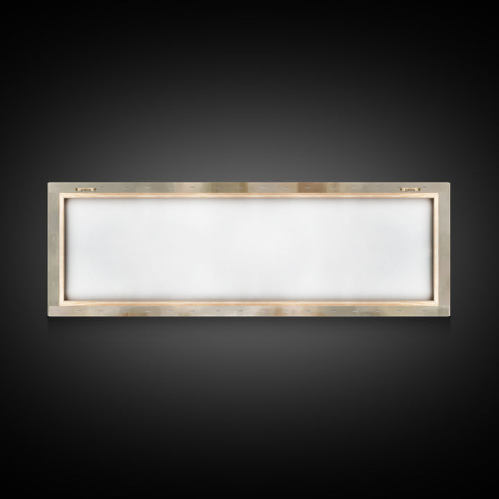 Table Of Mercy, Framed Canvas Print, Christian Art Canvas, Christian Wall Art, Panoramic Art, Christian Christmas Art