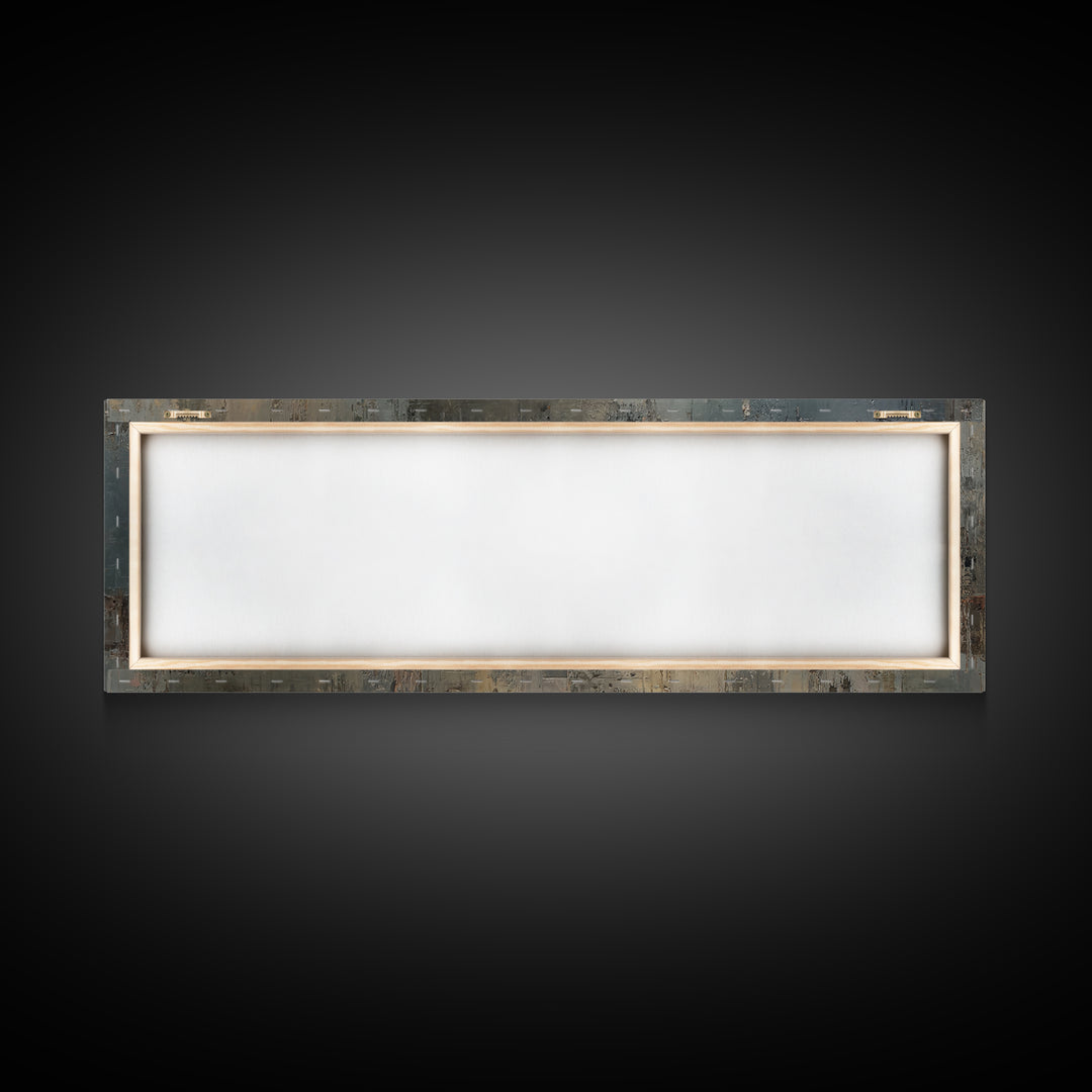 Holy Feast Harmony – Framed Canvas Print – Christian Wall Art – Christian Art Canvas – Panoramic Painting – Christian Decor