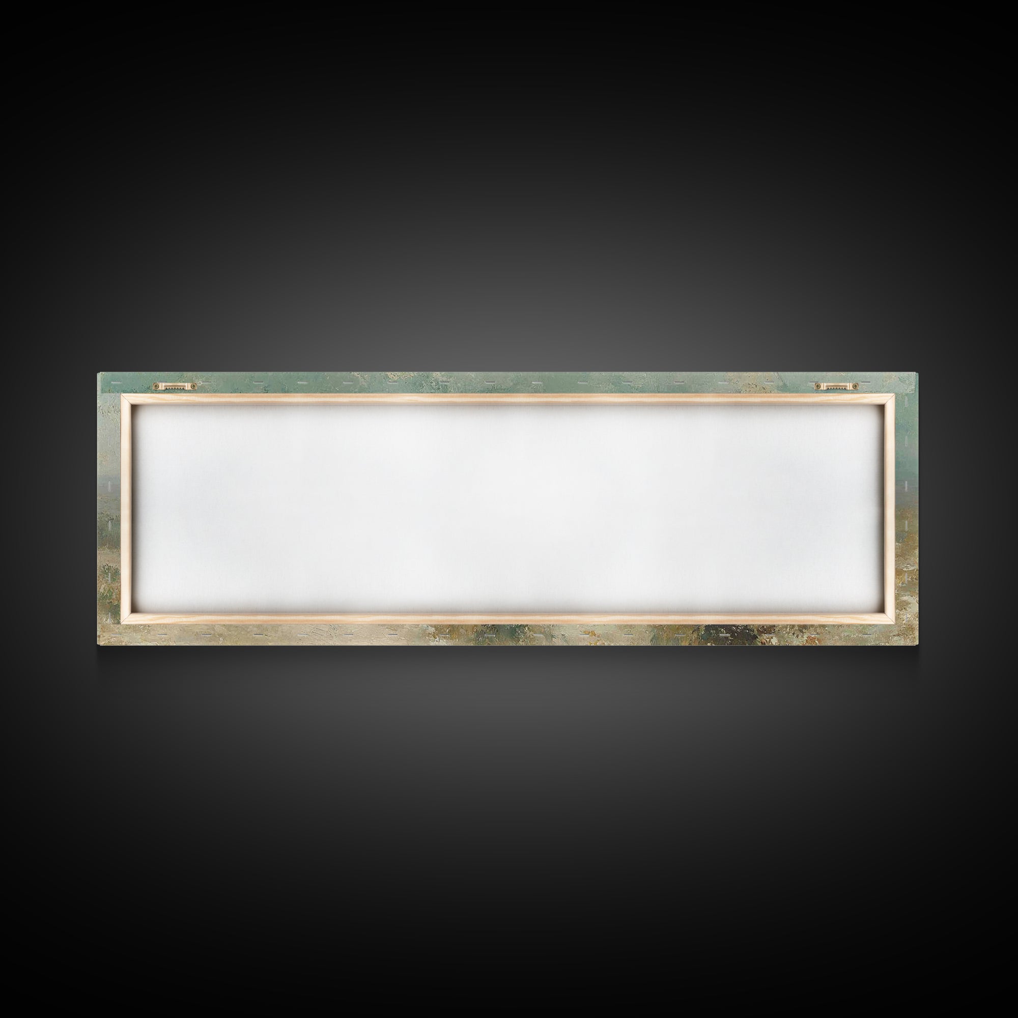 Desert Pilgrims – Framed Canvas Print – Christian Wall Art – Panoramic Art – Jesus Painting – Christian Art Canvas