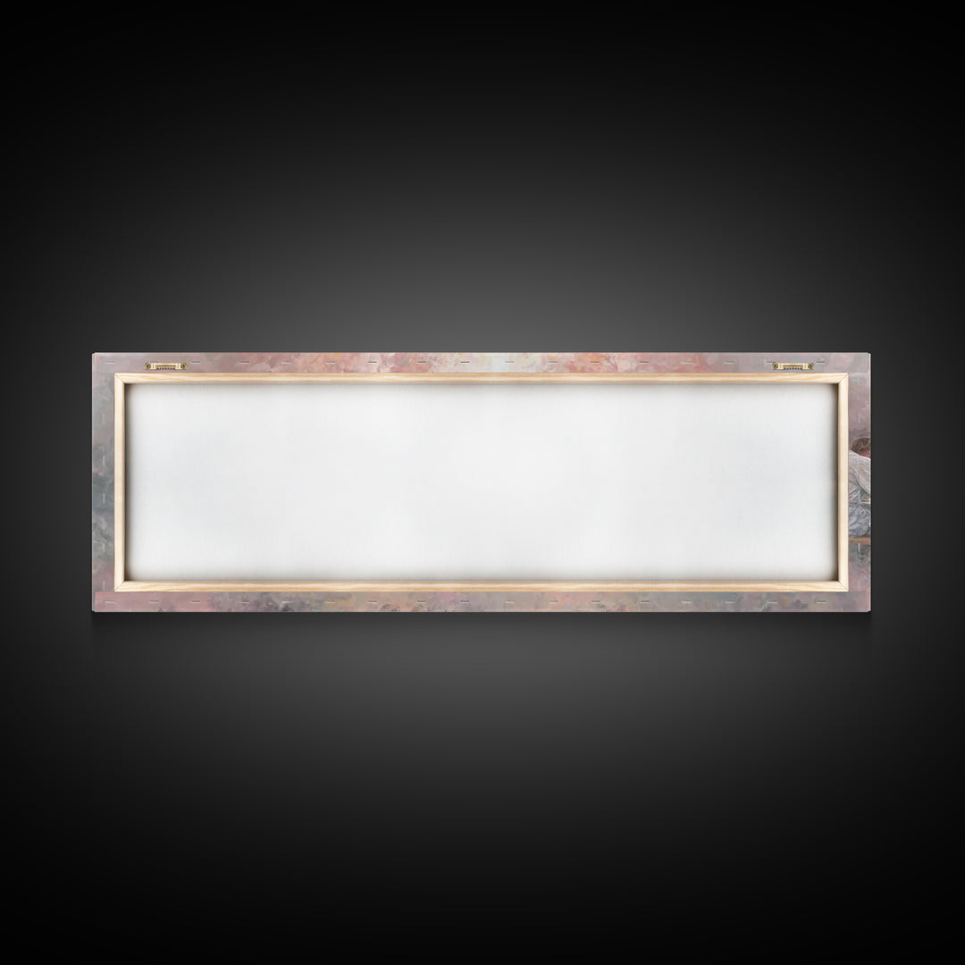 Radiant Last Supper, Framed Canvas Print, Christian Art Canvas, Christian Wall Art, Extra Wide Art, Christian Gift